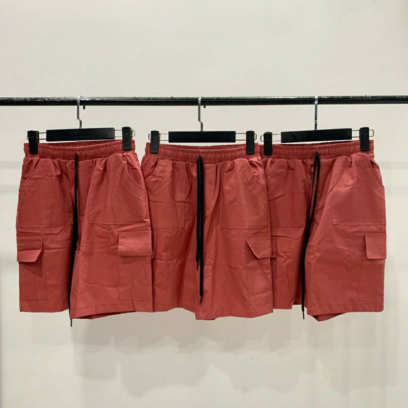 Quần short túi Hộp Nam Nữ Unisex