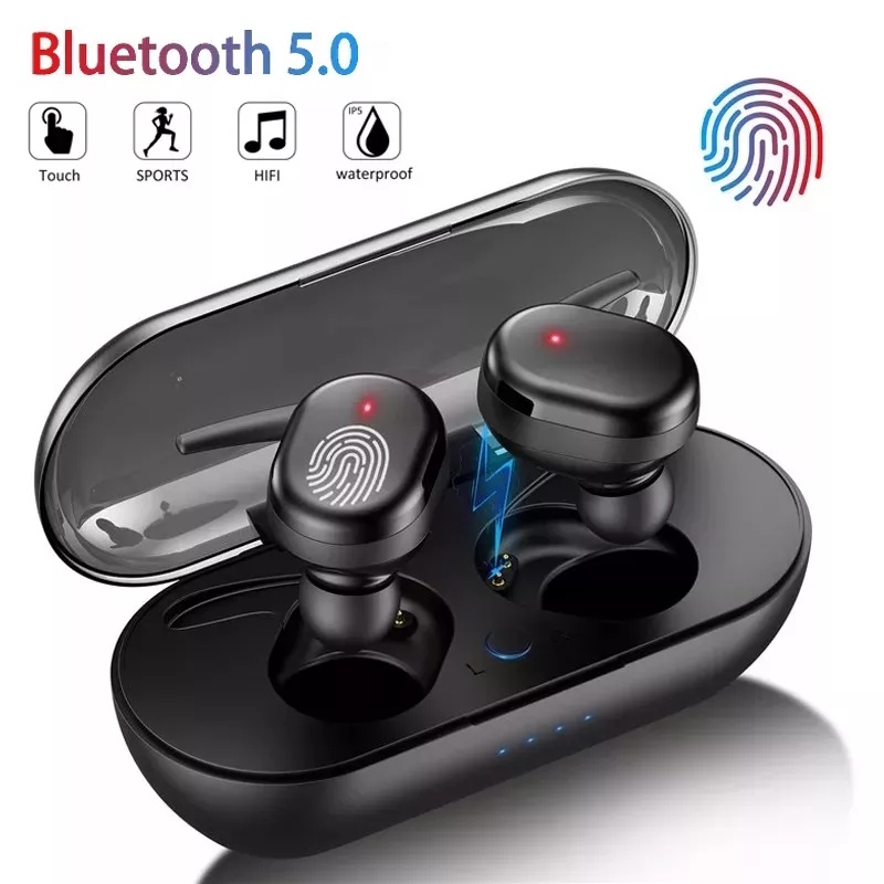 Tai Nghe Nhét Tai Không Dây Y30 Tws Bluetooth 5.0 8d Kèm Hộp Sạc