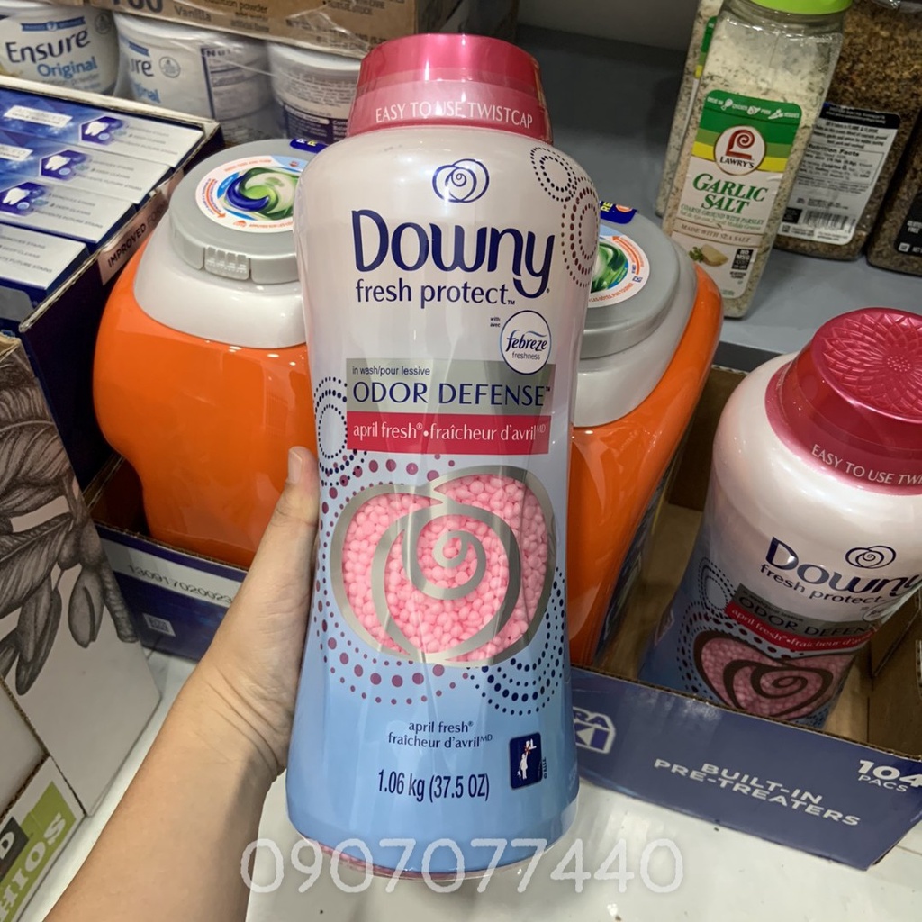 Viên xả vải Downy Fresh Protect 1.06kg làm mềm vải hương thơm tươi mát của Mỹ - EDS Hàng Mỹ