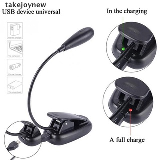 Đèn led đọc sách dạng kẹp để bàn sạc usb tiện dụng