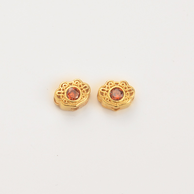 Vòng Đeo Tay Bằng Đá Tourmaline Tự Nhiên Màu Vàng Đồng Cổ Điển diy