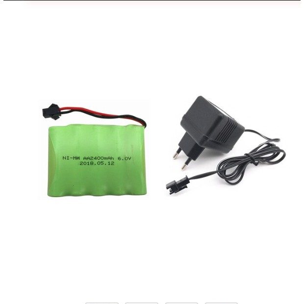 Pin sạc 6v dung lượng 2400mah - xe điều khiển từ xa