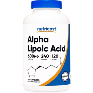 Viên trắng da alpha lipoic acid - 240 viên - ala - trắng sáng da - chống lão hóa - nutricost