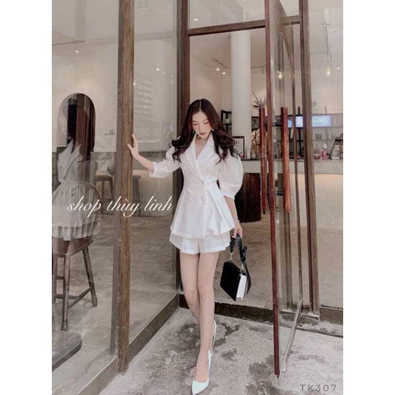 🔜Set Sơ Mi Vest - TK307Form Lên Chanh Sả hết sẩyyy...Vừa Kín Đáo lại Vừa Sang. Phong cách chủ tịch là đây chứ đâu nữaVải