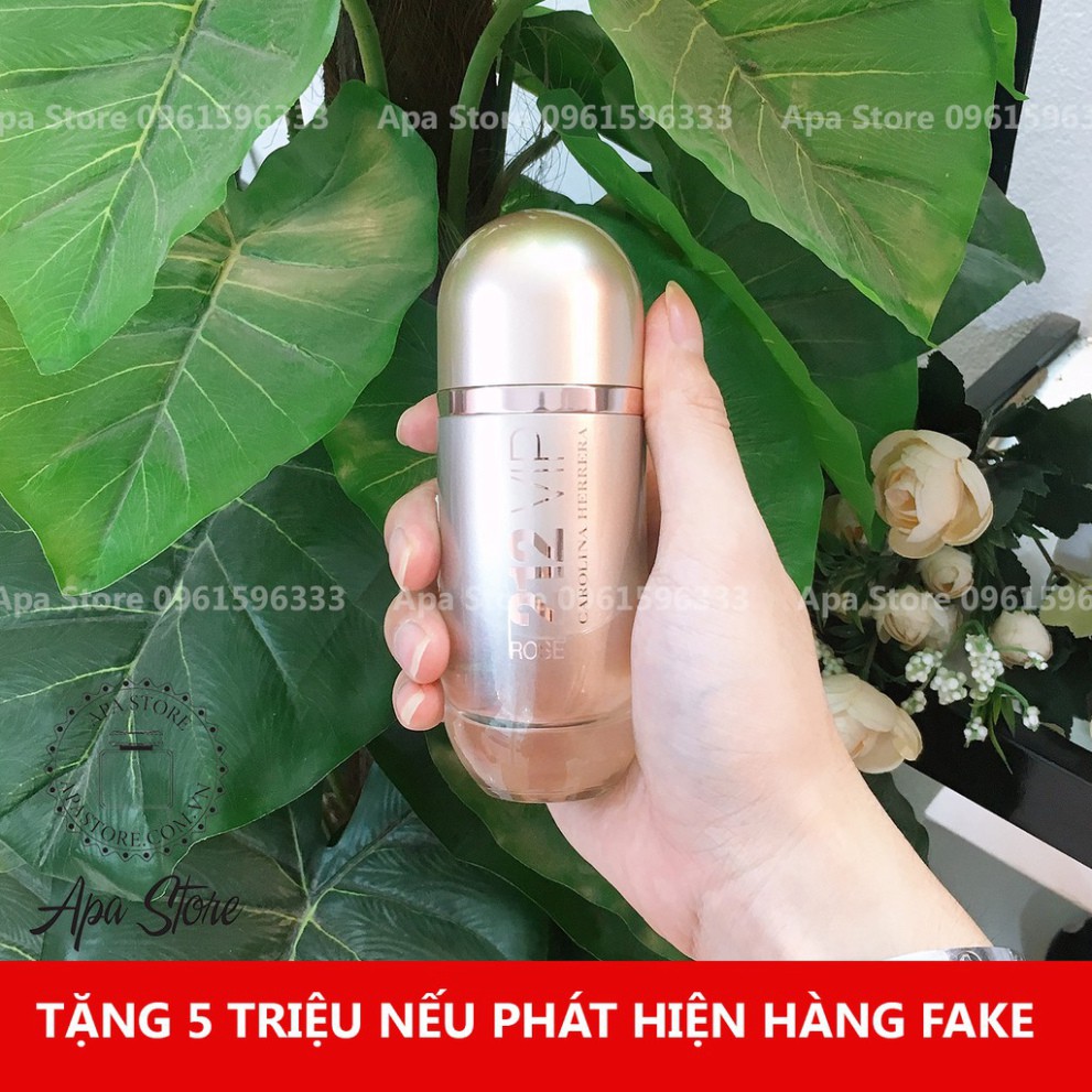 Nước Hoa Nữ Carolina Herrera 212 Vip Rose Chai Full 100ml