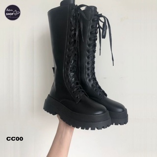 [Tăng 1 Size] [Ảnh Thật] [Freeship] Giày Bốt Chiến Binh Nữ Cá Tính - CC00