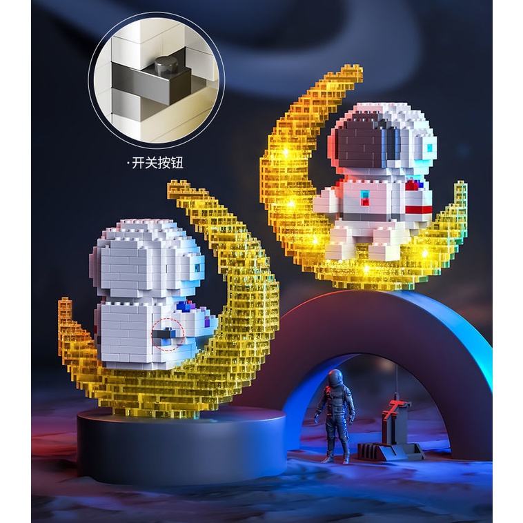 Bộ Đồ Chơi Lego Xếp Hình Nhà Du Hành Vũ Trụ Dành Cho Bé