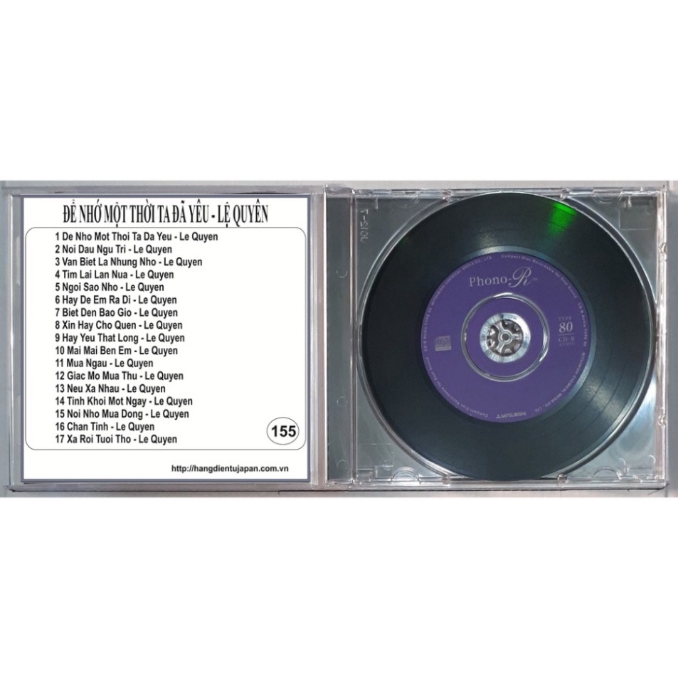 Bộ 8 CD lệ quyên như hình