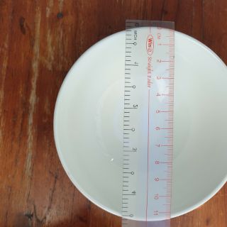 Bộ 6 Chén sứ trắng hình hoa tím