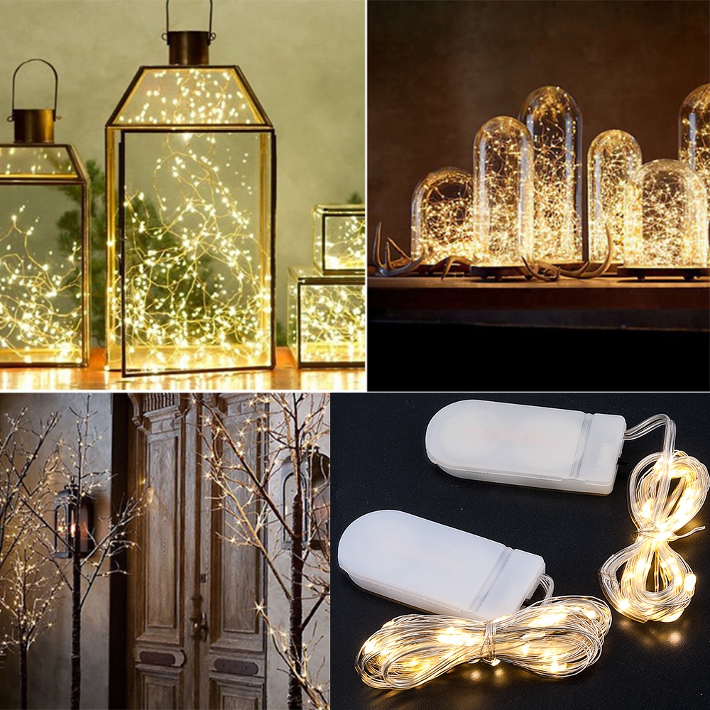 Dây Đèn Led 1-10M Chống Nước Hình Hoa Trang Trí Bánh Kem