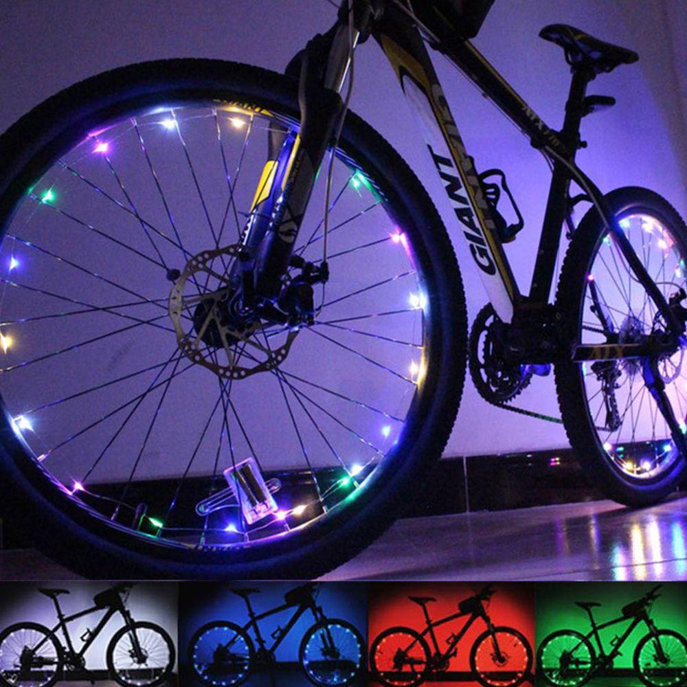 LANFY Đèn LED Nhiều Màu Gắn Căm Xe Đạp