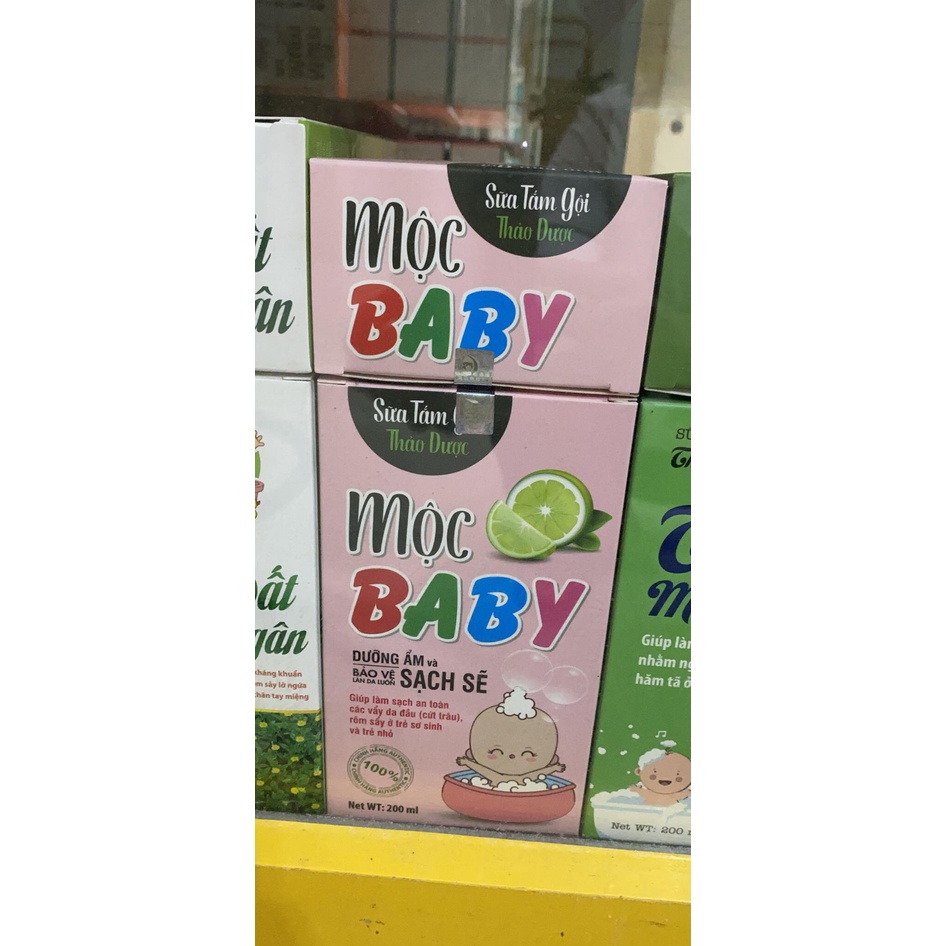 Sữa tắm thảo dược mộc baby 200ml