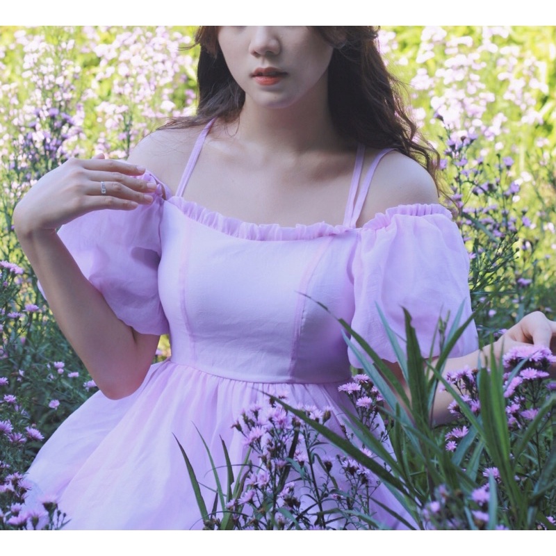 July dress - váy trễ vai tay phồng 🌺