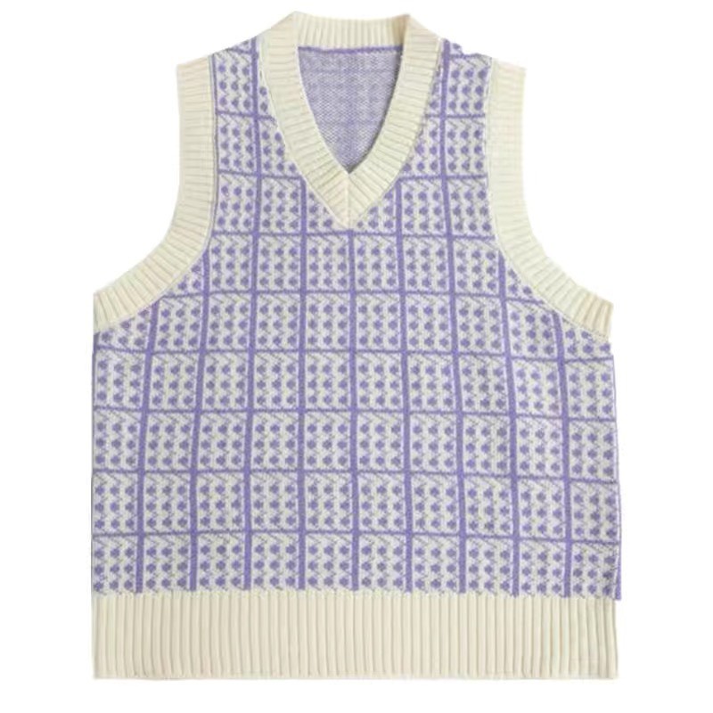 Áo Gile Len Caro Xanh Sóng, Áo Len Gile Nữ FreeSize Hàng Quảng Châu Dễ Thương | BigBuy360 - bigbuy360.vn