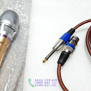 Bộ dây micro 8 mét cho micro karaoke - micro có dây 8m