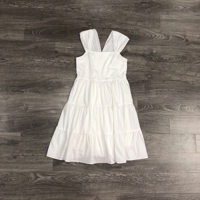 BEUCLOSET - Đầm midi cổ vuông xuất xịn thanh lịch