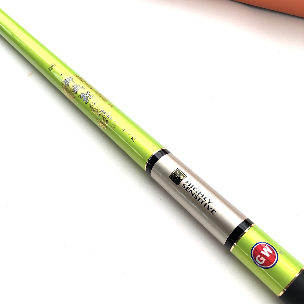 Cần câu tay GW HIGHLY SENSITIVE , dành câu cảm giác , Xanh Lá Hộp hàng chuẩn y hìnhg