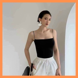 Áo croptop 2 dây sợi bún chất borip basic ART2D Hura Clothing