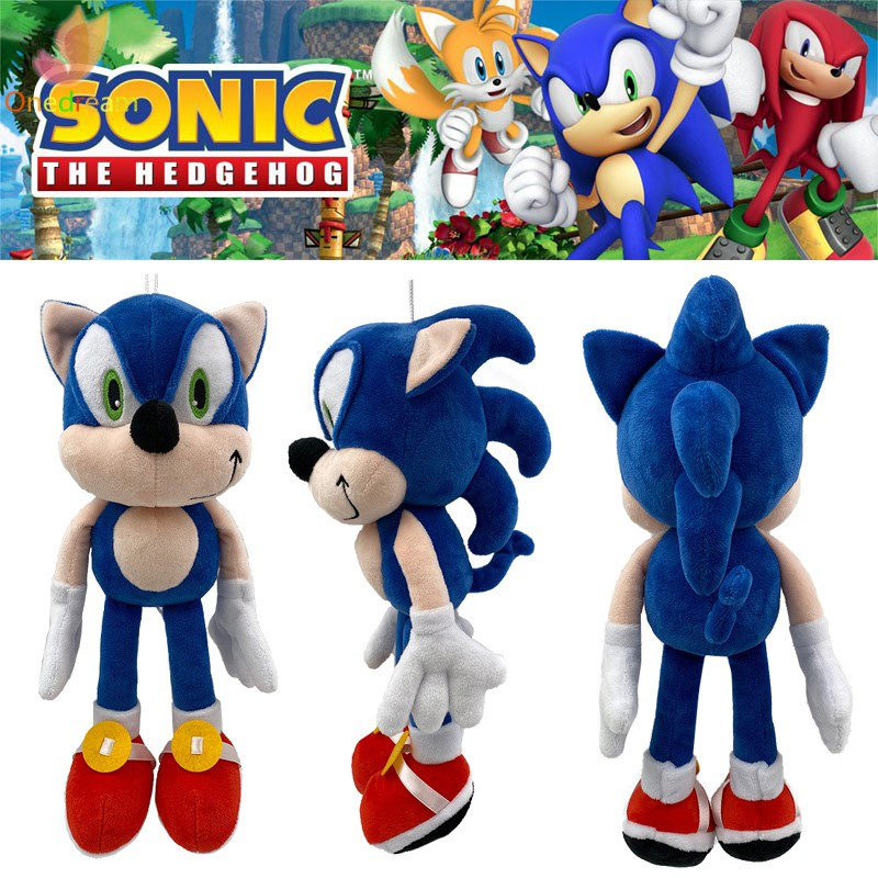 Thú Nhồi Bông Hình Sonic Mềm Mại 30cm