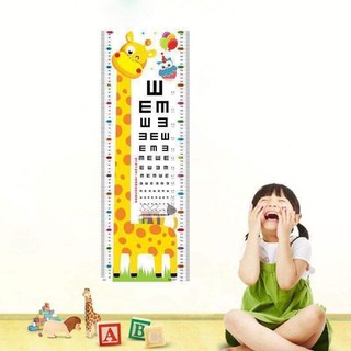 THƯỚC Decal dán tường đo chiều cao, thị lực