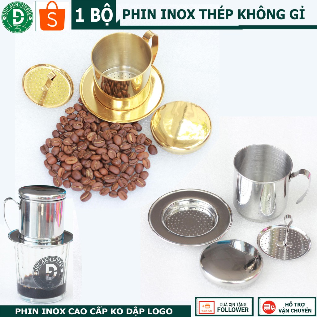 Phin pha cà phê Inox sang chảnh