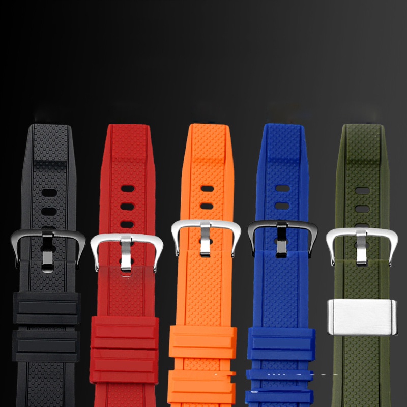 Dây Đeo Silicon Chống Rơi Thay Thế Cho Đồng Hồ casio g-shock gst-210 / w300 / s100 / s110 / 400g / b100