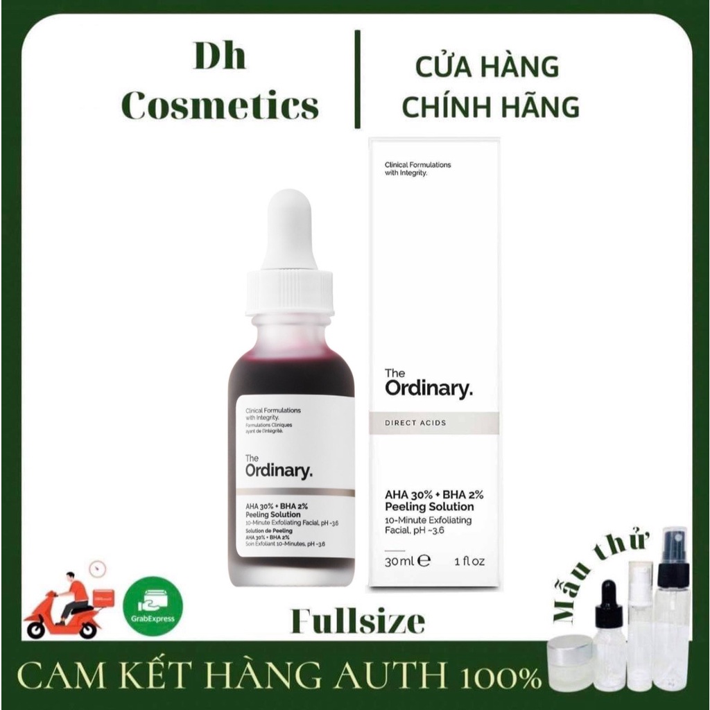 Tẩy da chết hoá học The Ordinary AHA 30% + BHA 2% Peeling Solution 30ml