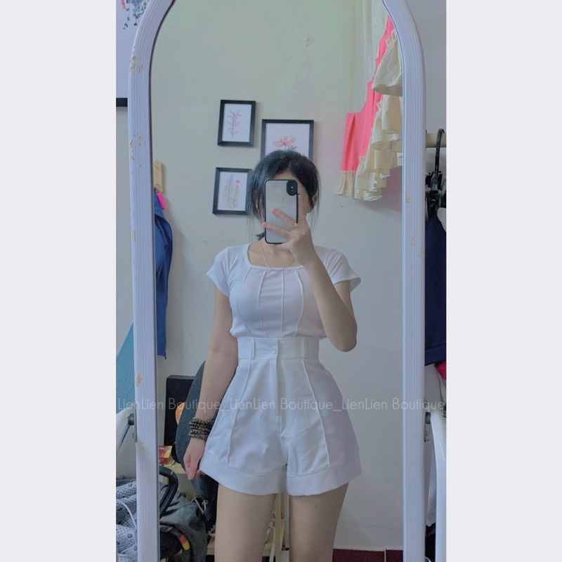 Quần Short Tây Lưng Siêu Cao