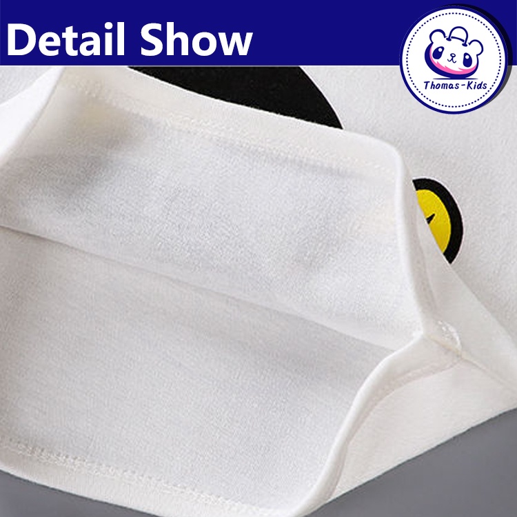 [THOMAS KIDS] Áo Thun Cotton Tay Dài Thời Trang Thoải Mái Cho Bé 1-6 Tuổi