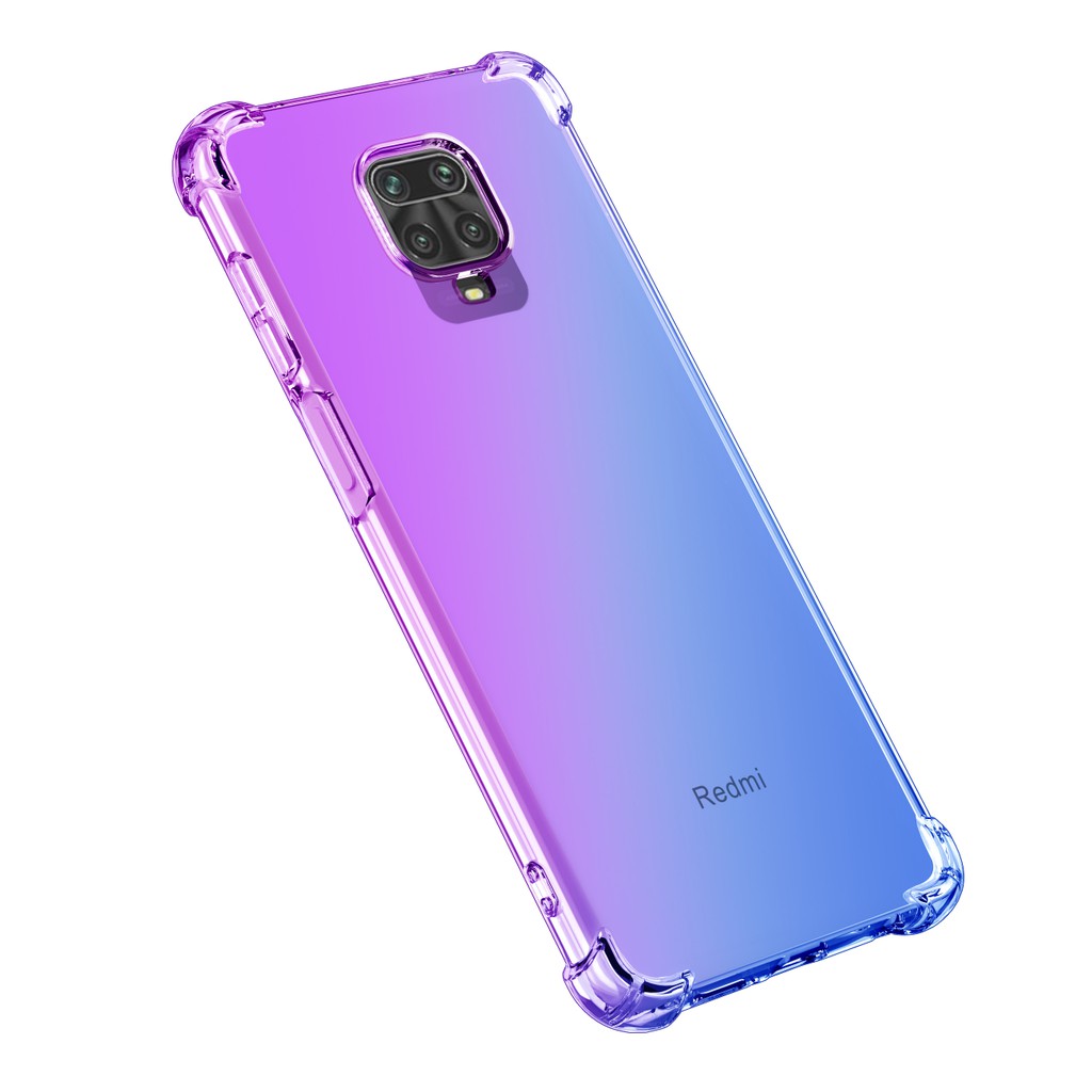 Ốp lưng Redmi Note 9s / Note 9 Pro dẻo / Note 11 Pro Plus 5G TPU đa sắc lồi 4 góc chống sốc cao cấp