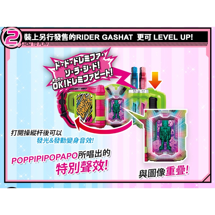 [NEW] Mô hình đồ chơi chính hãng Bandai DX Doremifa Beat Poppy Pipopapo Ver Gashat Limited - Kamen Rider Ex-Aid