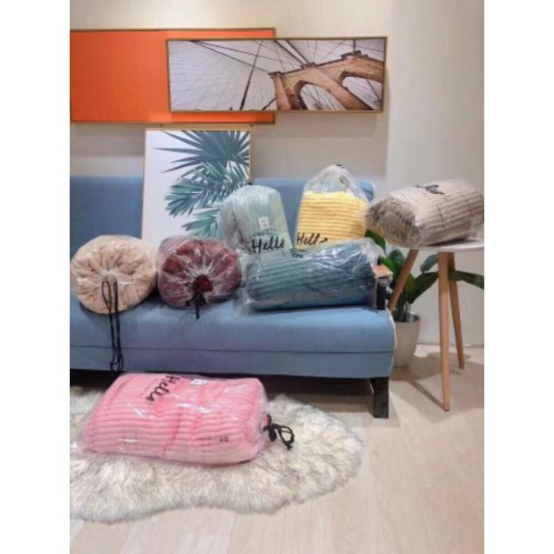 Chăn nhung tuyết kẻ tăm, chăn văn phòng 2mx2m2 hàng cao cấp, nhiều màu siêu mềm mịn