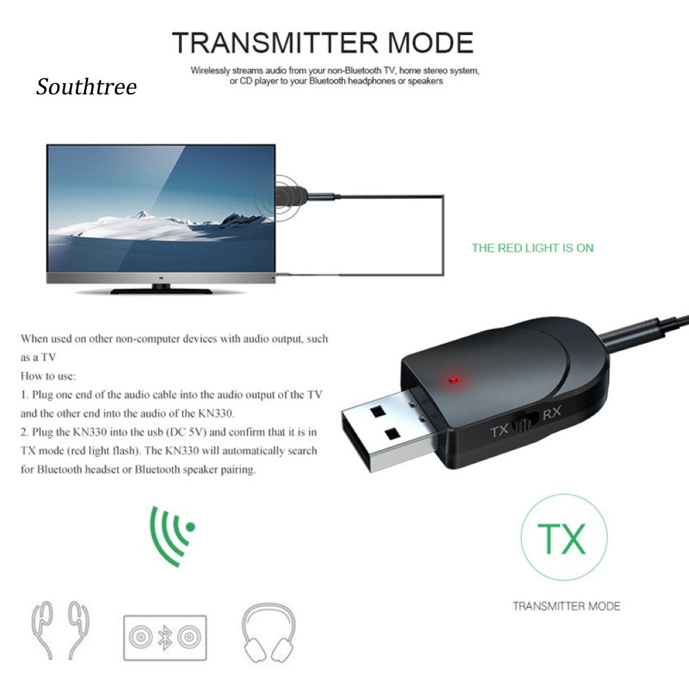 Bộ Thu Phát Tín Hiệu Bluetooth Kn330 Mini Tiện Dụng