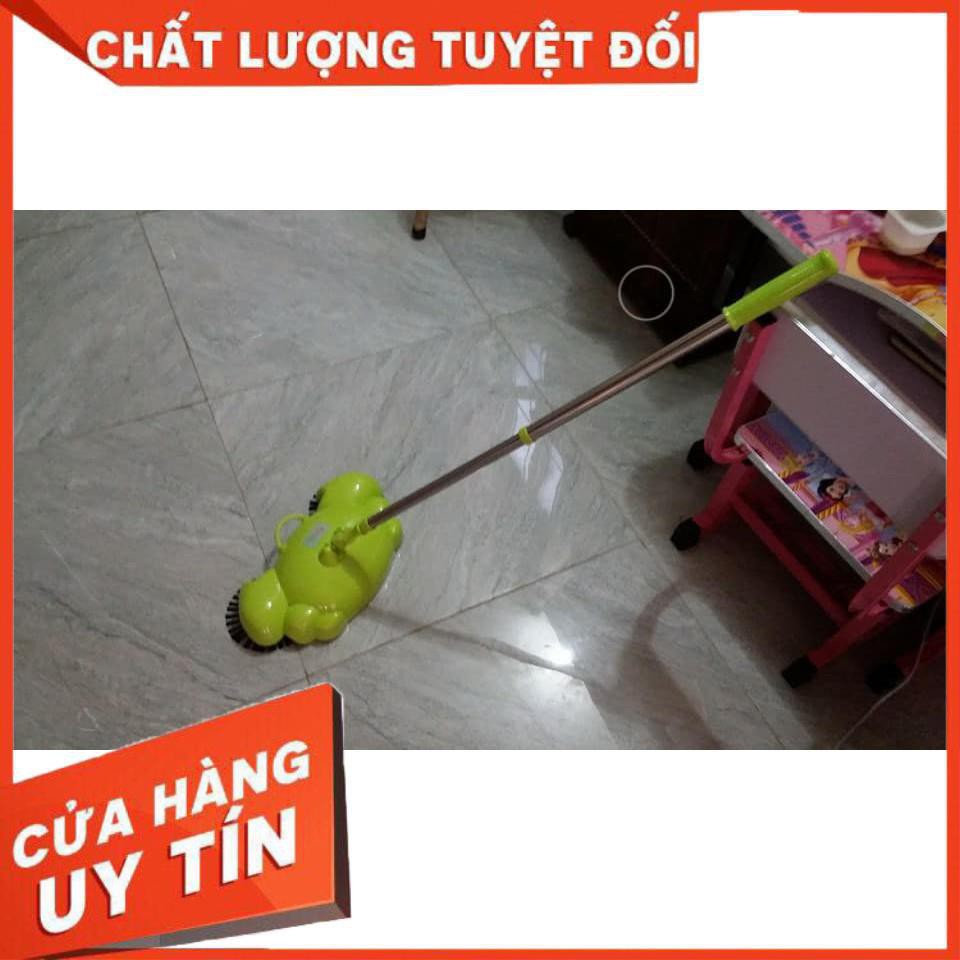 Chổi quét nhà hút bụi thông minh xoay 360 độ