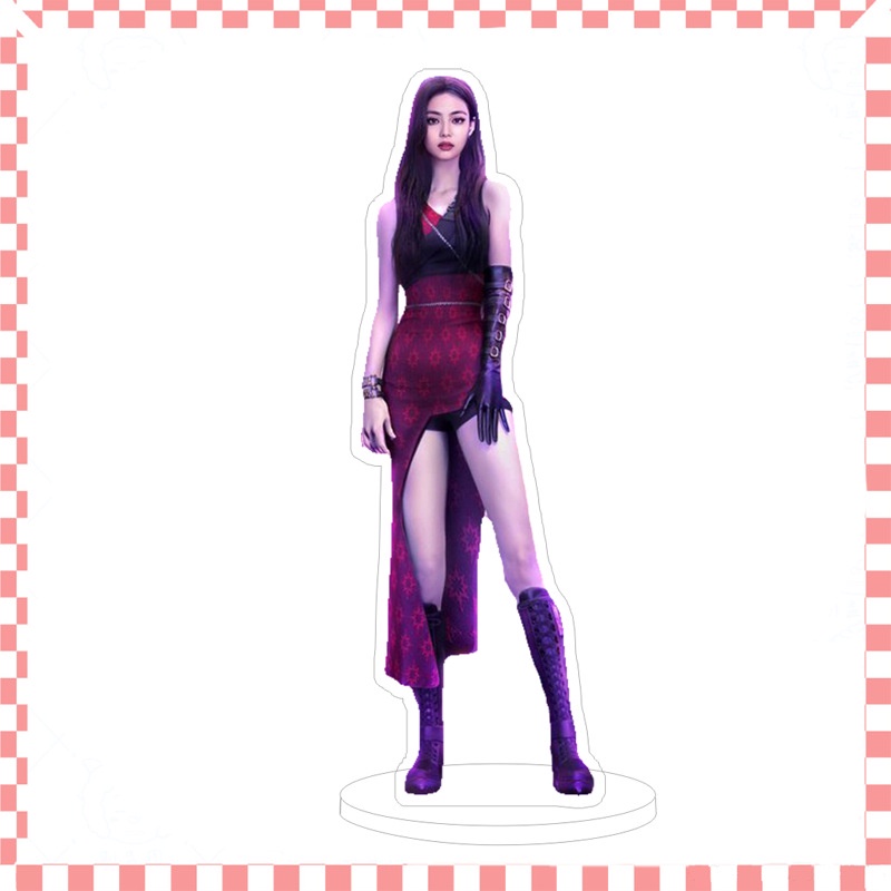 Phụ Kiện Trang Trí Bàn Đứng Hình LISA Nhóm BLACKPINK