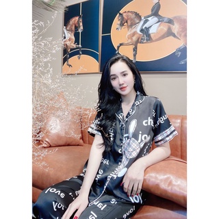 ĐỒ BỘ PYJAMA NỮ LỤA LATIN HÀNG THIẾT KẾ