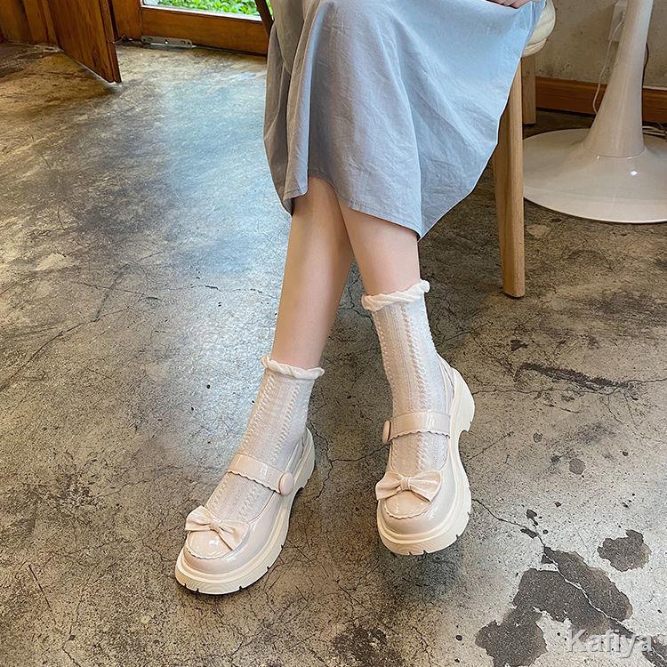 jk giày da nhỏ nữ Nhật Bản dễ thương đầu tròn học sinh lolita Lolita công chúa loli giày đế dày giày ngón chân cái | BigBuy360 - bigbuy360.vn