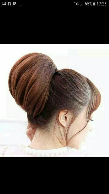 Tóc búi cụp tiểu thư kèm ảnh thật