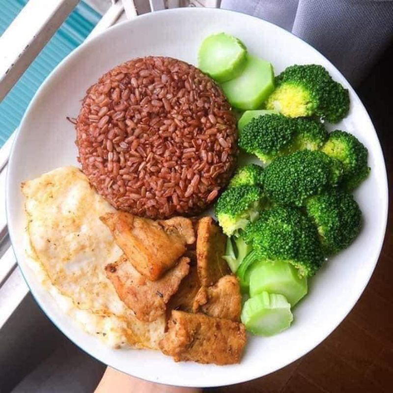 Gạo Lứt Đỏ Điện Biên Nấu Ko Cần Ngâm Dùng cho Healthy, Ăn Kiêng 1kg