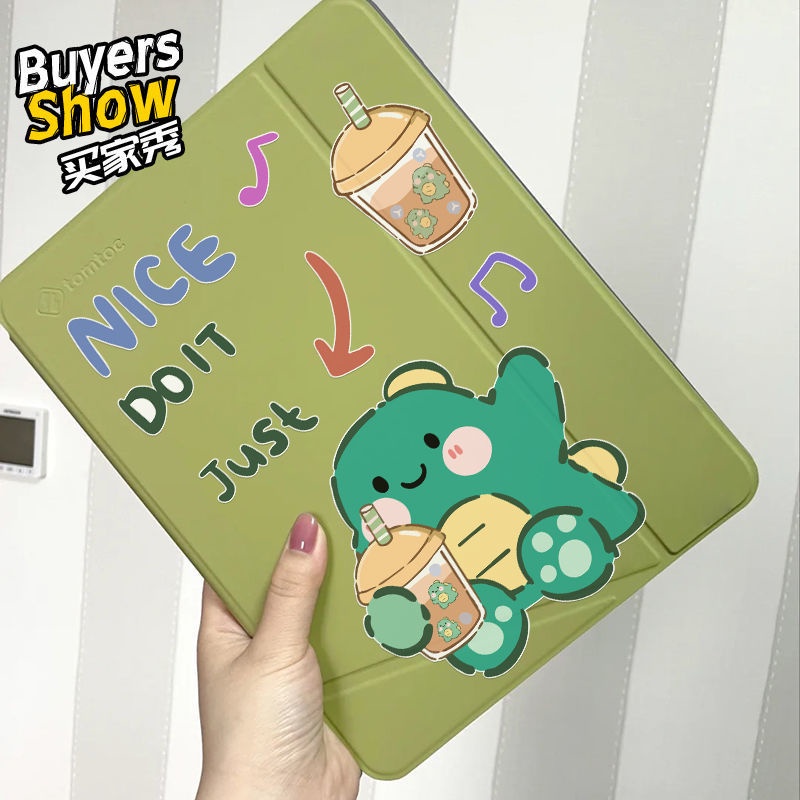 Miếng Dán Trang Trí Chống Thấm Nước Hình Chú Khủng Long Dễ Thương