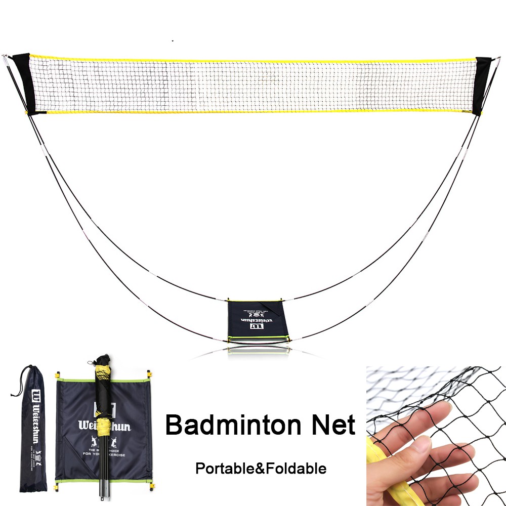 Lưới Chơi Cầu Lông Có Thể Gấp Lại Kèm Túi Đựng Siêu Bền Tiện Dụng