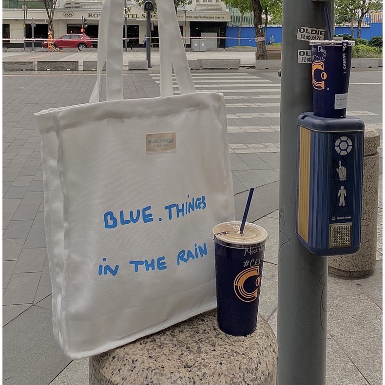 túi tote Blue.things in the rain ( sản phẩm shop thiết kế và may )