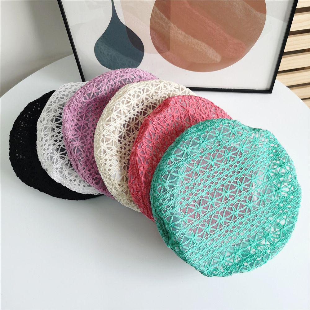 RALPH Mũ Beret Vải Cotton Polyester Mỏng Thời Trang Mùa Hè Cho Nữ
