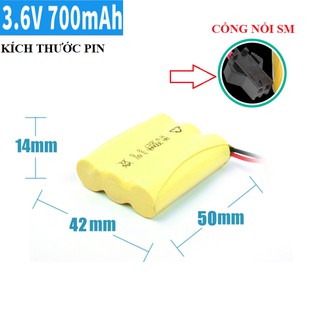 Pin ni-cd 3.6v 700mah