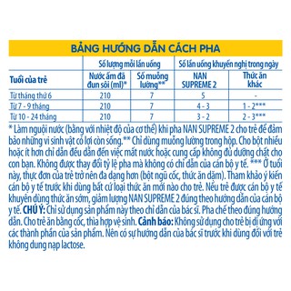 Sữa NAN Supreme 2 800g (từ 6-24 tháng)