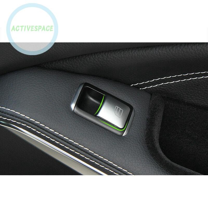 Bộ 12 khung trang trí công tắc cho cửa sổ xe ô tô mercedes-benz A / B / C W204 / ew212