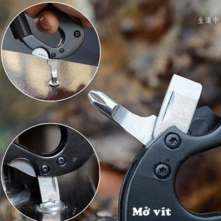 Móc khóa đa năng Carbiner 6IN1