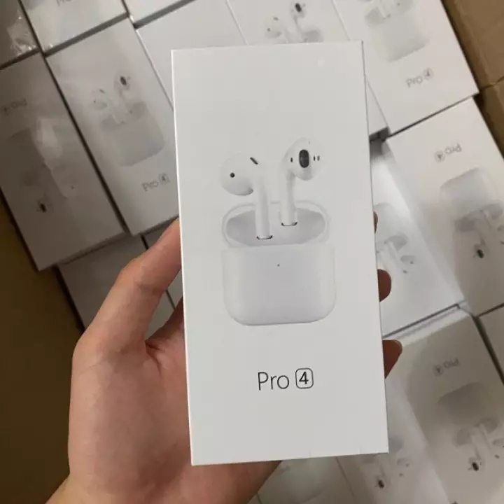 Tai nghe bluetooth,tai nghe ko dây PRO 4 thích hợp cho ip,bản quốc tế cao cấp và mới nhất 2021