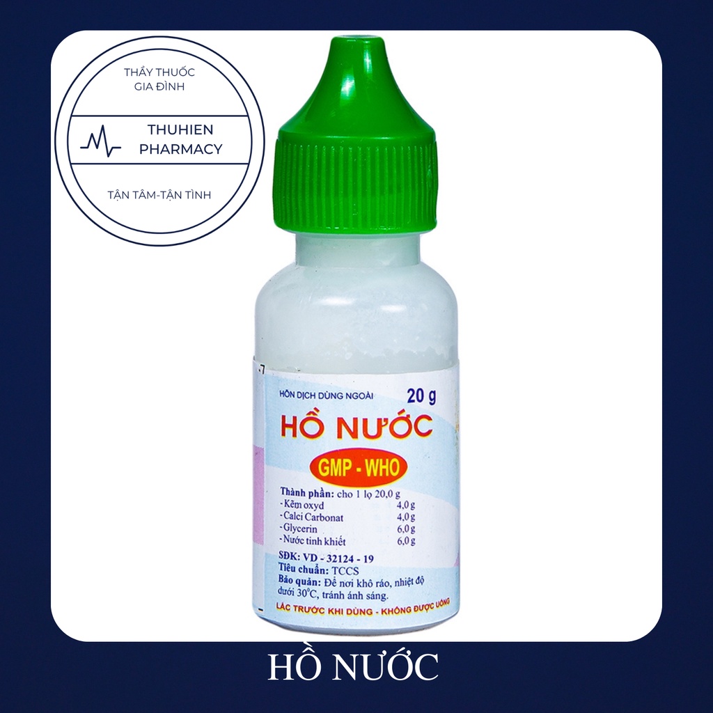 Hỗn dịch dùng ngoài Hồ nước 20g