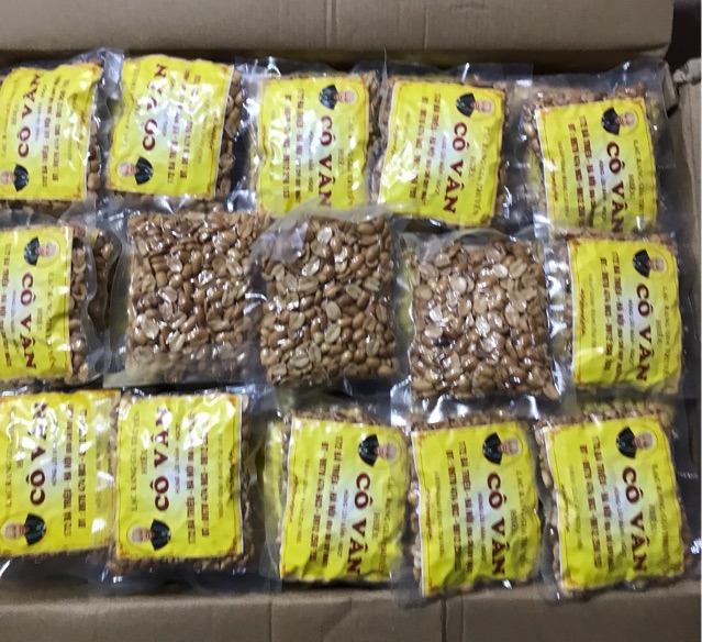 10 Kg Lạc đỏ rang húng lìu chính hiệu Cô Vân (loại nhà hàng VIP 1), tách vỏ sẵn, ít ngọt, 100 gam/gói